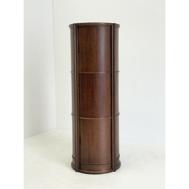 Mid-Century Modern Italian Sculptural Bar and Storage Cabinet by Gianfranco Frattini, 1950s For Sale - Image 3 of 15