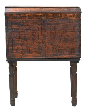 Spanish Colonial Wood Carved Chest