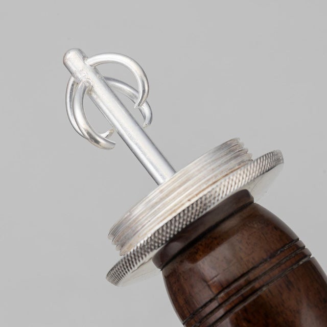 Silver-Plated Skittle Bell Cocktail Shaker by Mappin & Webb, 1930s For Sale - Image 4 of 11