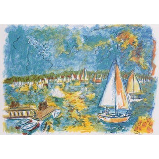 Wayne Ensrud, Sail Day, Lithograph For Sale