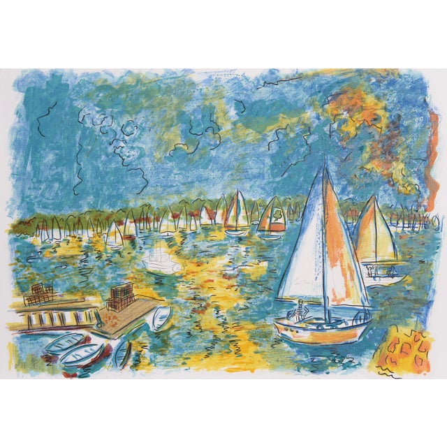Wayne Ensrud, Sail Day, Lithograph For Sale