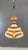 Orange Italian Art Glass Pendant Lamp in Orange and White, 1970s For Sale - Image 8 of 9