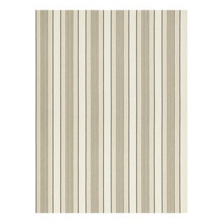Sample - The House of Scalamandré Arlo Stripe Wallpaper, Dune For Sale