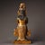 Asian Vintage Gilt Bronze Figure of Zasram, Protector Deity For Sale - Image 3 of 9