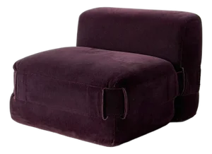 Quartet 932 Chair by Mario Bellini for Cassina in Mohair