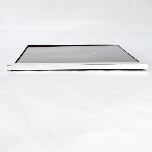 Vintage Signed Cartier Sterling Silver Mid-Century Picture or Photo Frame For Sale - Image 10 of 17