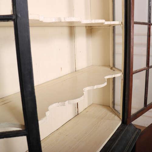 Dutch Painted Vitrine in Pine For Sale - Image 10 of 11