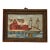 Small Ship Painting, Framed For Sale