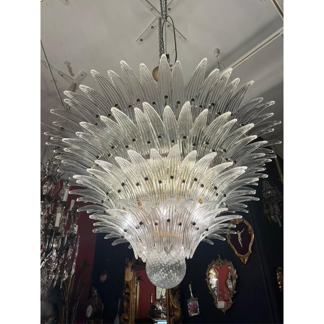 1980s Vintage Italian Chandelier, 1980 For Sale - Image 5 of 17