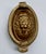 Vintage English Brass Lion Head Door Knocker — Oval Regency Style Lion Mask Knocker, Made in England For Sale - Image 4 of 8