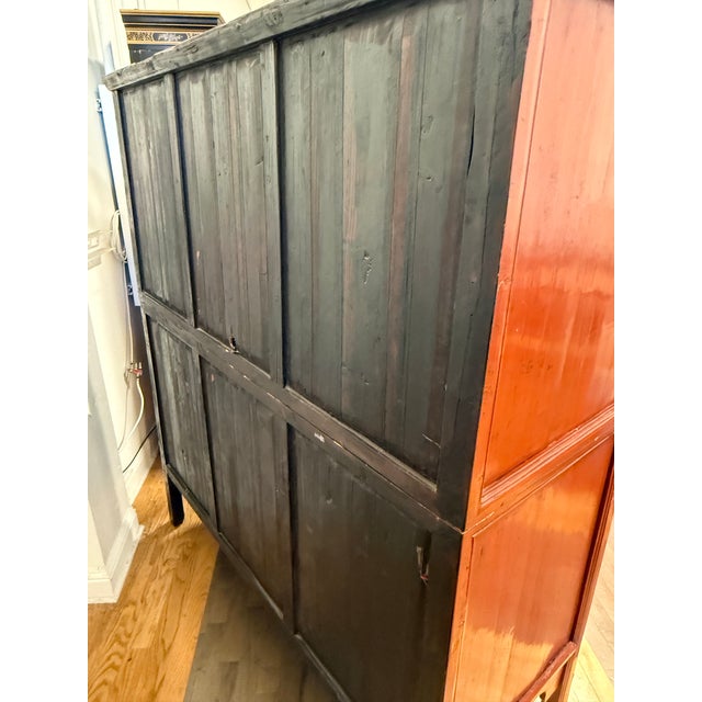 Vintage Asian Lacquered Cabinet For Sale In San Francisco - Image 6 of 12