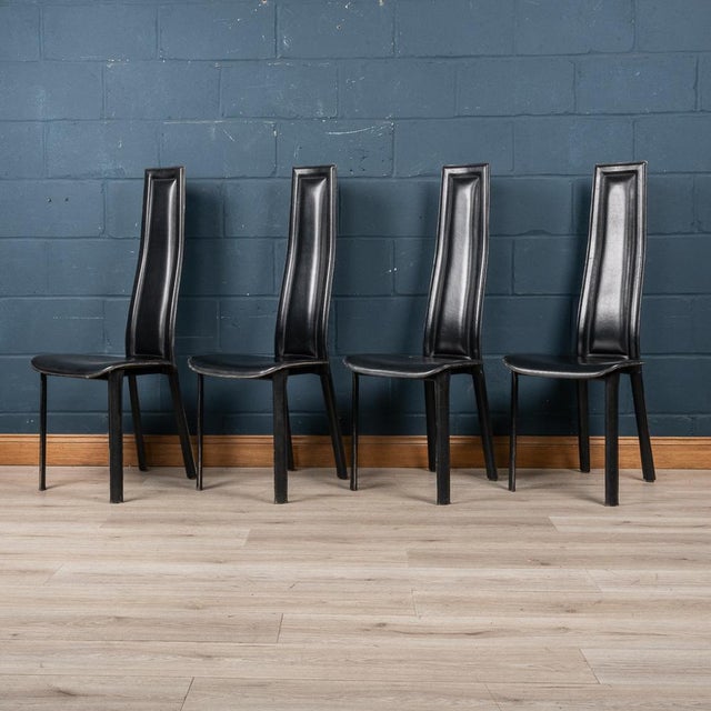 Italian Alice Dining Chairs by Giorgio Cattelan for Emmepi, 1984, Set of 4 For Sale - Image 4 of 18