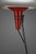 Black Mid-Century Tripod NX 38 Floor Lamp with Red Cone and Grey Saucer Shade by Louis Kalff for Philips, Netherlands, 1950s For Sale - Image 8 of 14