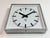 Industrial Grey Square Wall Clock from Pragotron, 1980s For Sale - Image 6 of 15