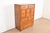Henredon Henredon Mid-Century Modern Campaign Oak Gentleman's Chest, Circa 1970s For Sale - Image 4 of 13