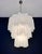 Large Three-Tier Venini Murano Glass Tube Chandelier in Etched Glass, 1990s For Sale - Image 13 of 16