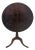 Antique Georgian Burr Oak Tripod Tilt Top Occasional Table, 1780 For Sale