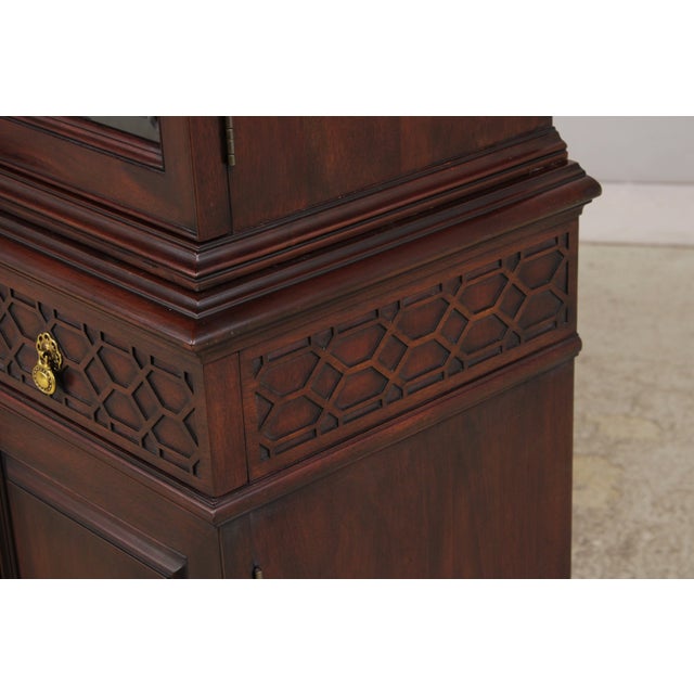 Henkel Harris Model 2386 Mahogany Breakfront For Sale - Image 13 of 18