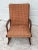 1950s Vintage Mid-Century Modern Walnut Rocking Chair For Sale - Image 5 of 11