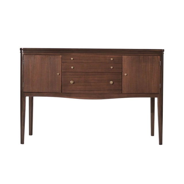Mid Century Entry Console Table in Mahogany, Circa 1950s For Sale - Image 13 of 13