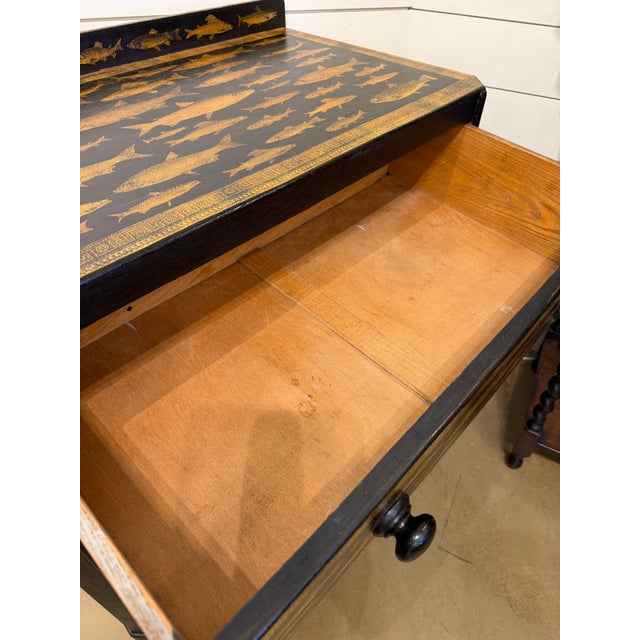 19th Century 19th Century English Ebony Bamboo Chest For Sale - Image 5 of 10