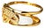 Late 20th Century 18K White Gold Hidalgo Panther Wide Jacket Diamond Band, Size 6.75 For Sale