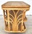 Brown Vintage Bamboo Tv Side Table Rotating For Sale - Image 8 of 12