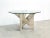 Architectural Travertine Dining Table, 1970s For Sale - Image 4 of 7