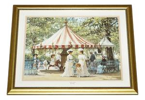 Alan Maley, Summer Carousel Print, Framed