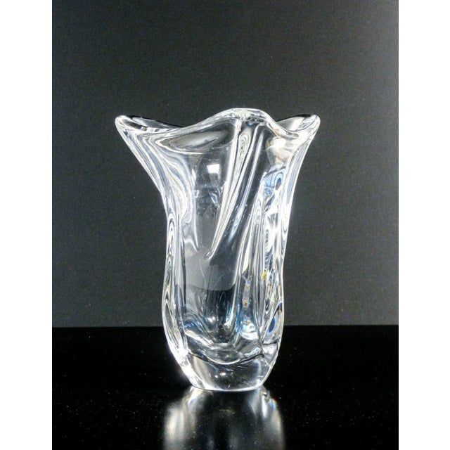 Crystal centerpiece vase by sevres origin france period second half of the twentieth century brand sevres france materials...