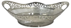 Dutch Silver Bread Basket, 1966