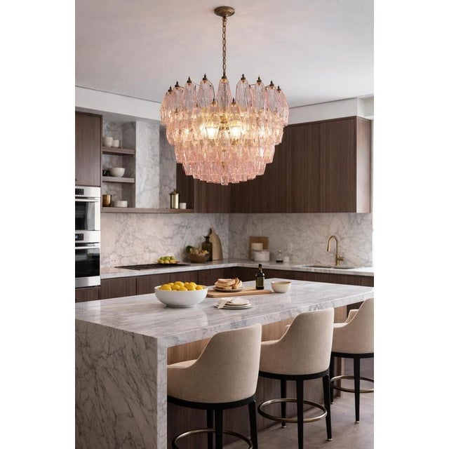 Vintage Murano Chandelier, 1990s For Sale - Image 3 of 18