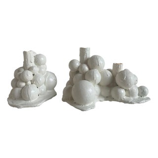 Bubbles Candelabra 02 in White by Carla Galmés Munar For Sale