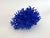 Blue Dyed Natural Birdsnest Coral Specimen For Sale - Image 4 of 8