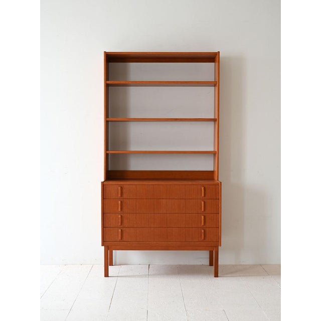 Scandinavian Bookcase in Teak by Bertil Fridhagen for Bodafor, 1950s For Sale - Image 10 of 10