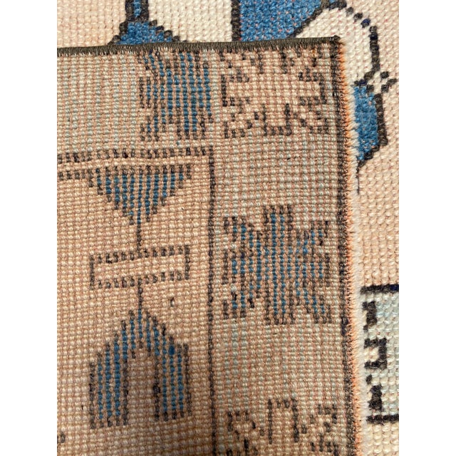 1960s Bellwether Rugs Vintage Oushak Rug - 6'2" X 9'4" For Sale - Image 5 of 6