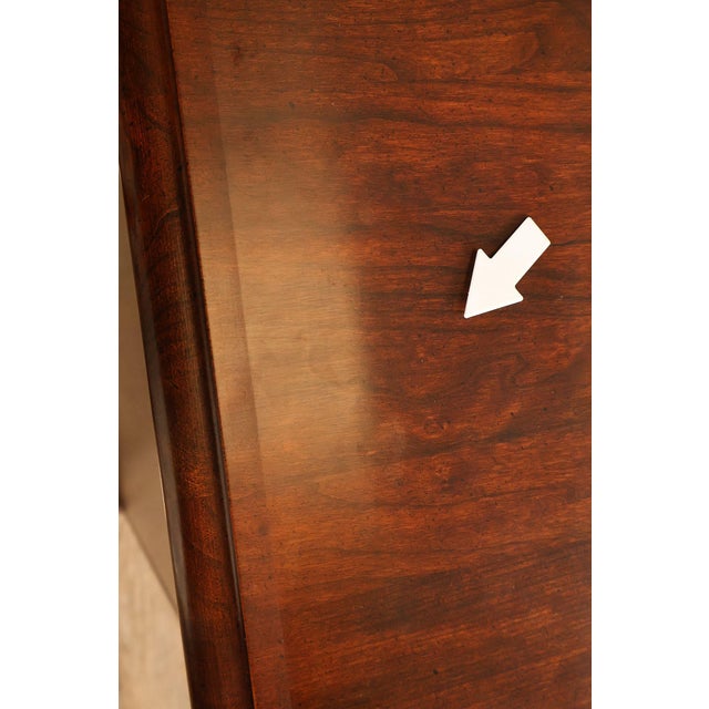 Crescent Traditional Solid Cherry Buffet Sideboard For Sale - Image 11 of 13