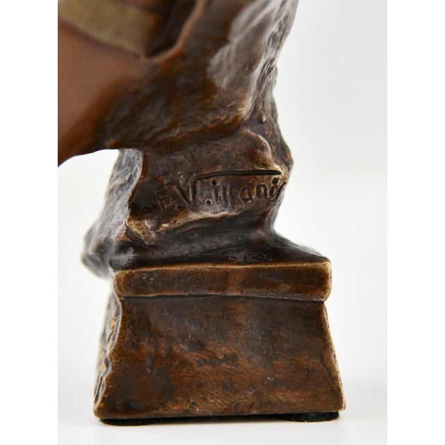 Emmanuel Villanis, Rebecca Bust, 1900, Bronze For Sale - Image 10 of 11