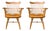 Vintage Ethan Allen Heirloom Maple Nutmeg Comb‑Back Windsor Arm Chairs – Pair For Sale