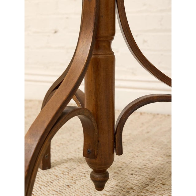 Burnt Umber Vintage Bentwood Coat Rack For Sale - Image 8 of 12