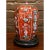 Early 20th Century Republic Period Chinese Coral Red Relief Porcelain Tea Caddy Jar Lid 10" For Sale - Image 4 of 6