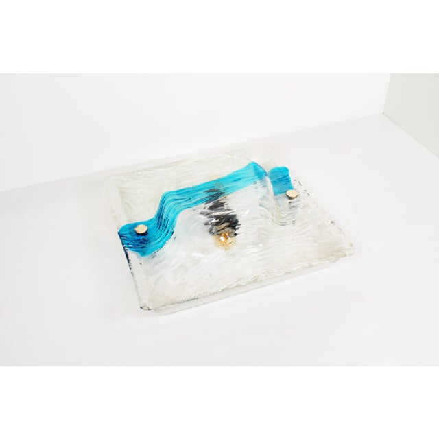 Murano Glass Flush Mount by Toni Zuccheri for VeArt, 1970s For Sale - Image 3 of 9