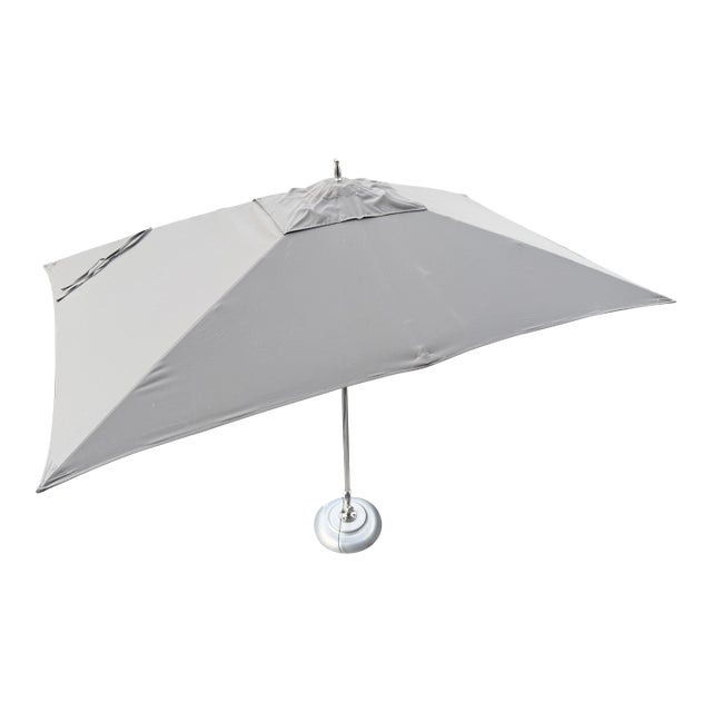 Tuuci Ocean Master 6' X 9' Rectangular Market Umbrella With Wheeled Base - Restoration Hardware For Sale