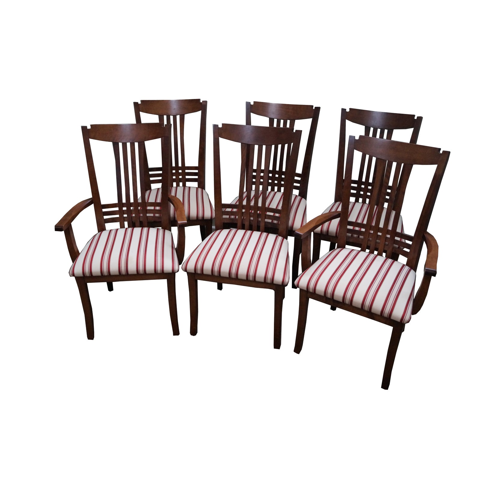 Bermex Traditional Maple Wood Dining Chairs 6 Chairish