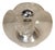 Art Deco Table Lamp in Organic Moulded Glass and Chrome by Mégal Ag For Sale