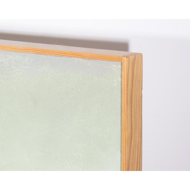 Textile 1989 “Table” Oil on Canvas Painting Elzbieta Sikorska For Sale - Image 7 of 9