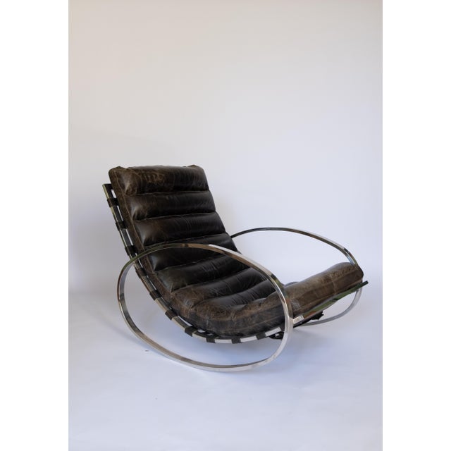 Rocking Chair by Renato Zevi for Selig, 1970s, in Very Good conditions. Designed 1970 to 1979 I have official proof of...