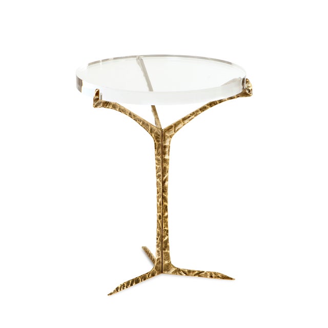 Alentejo Side Table in Acrylic from Insidherland For Sale - Image 4 of 4