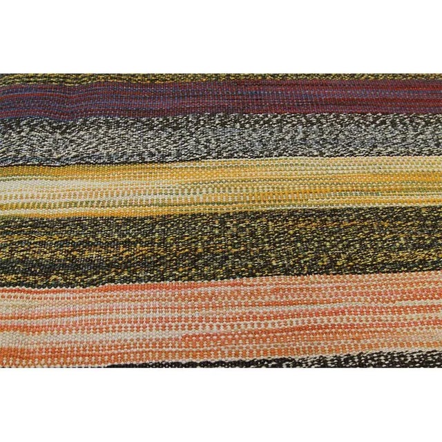 Handwoven Flatweave Scandinavian Style Kilim Rug 3’9″ X 6’0″ For Sale - Image 4 of 10