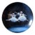 1980s Dance of the Snowflakes Donald Zolan Ceramic Plate For Sale